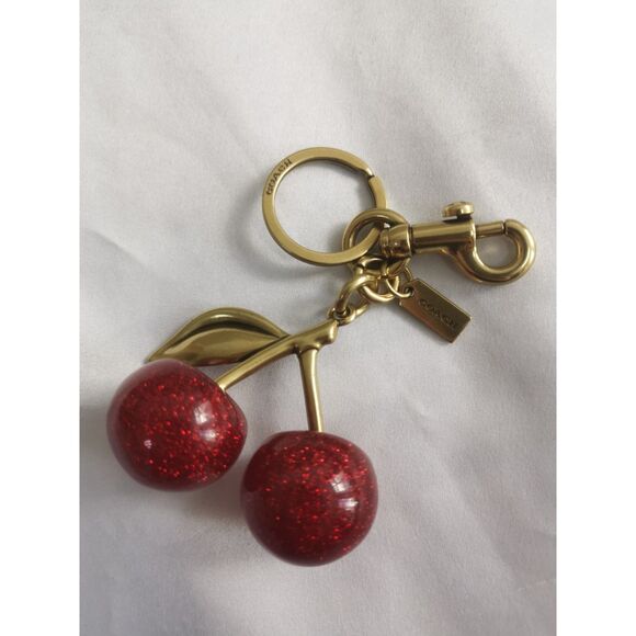 Coach Cherry Bag Charm Keychain - Picture 3 of 4